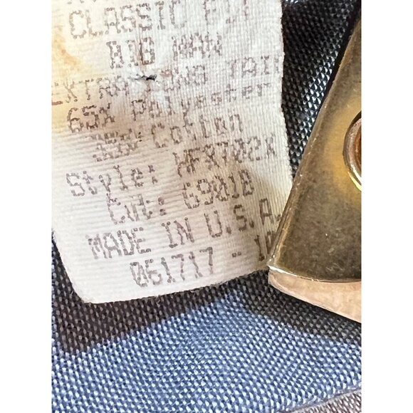 Vintage Flying R Ranchwear Men's Western Shirt Brown Long Sleeve Plaid Button - Picture 7 of 7